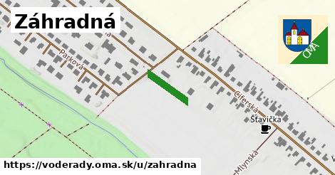 Záhradná, Voderady