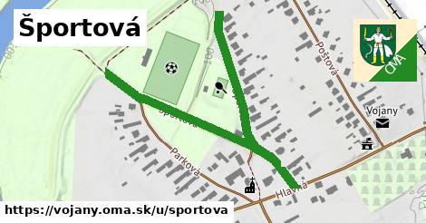 ilustrácia k Športová, Vojany - 650 m