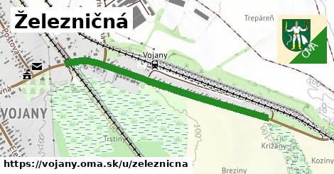 Železničná, Vojany