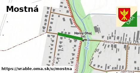 ilustrácia k Mostná, Vráble - 133 m