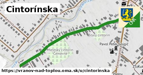 Cintorínska, Vranov nad Topľou