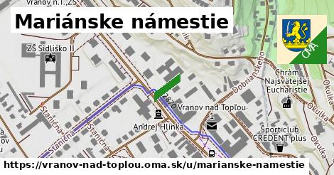 Mariánske námestie, Vranov nad Topľou