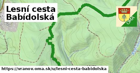ilustrácia k Lesní cesta Babídolská, Vranov - 3,1 km
