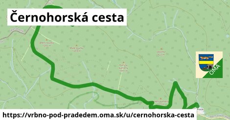 ilustrácia k Černohorská cesta, Vrbno pod Pradědem - 8,3 km