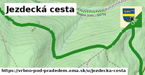 Jezdecká cesta, Vrbno pod Pradědem