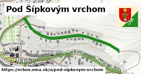 ilustrácia k Pod Šípkovým vrchom, Vrbov - 559 m