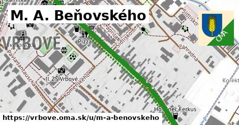 M. A. Beňovského, Vrbové