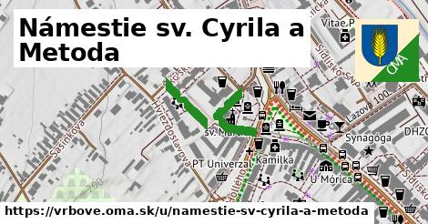 Námestie Sv. Cyrila a Metoda, Vrbové