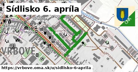 ilustrácia k Sídlisko 6. apríla, Vrbové - 596 m