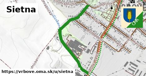 ilustrácia k Sietna, Vrbové - 0,95 km