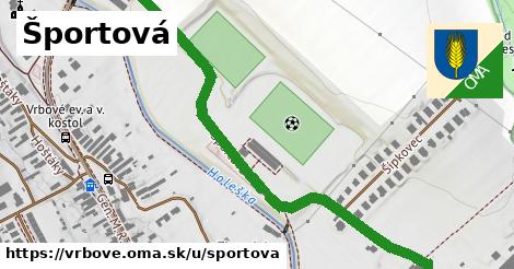 ilustrácia k Športová, Vrbové - 0,76 km