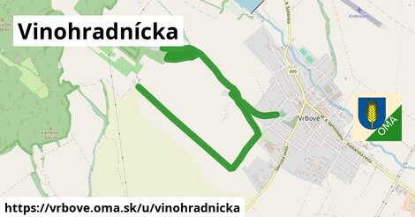 ilustrácia k Vinohradnícka, Vrbové - 6,1 km