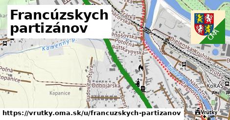 Francúzskych partizánov, Vrútky