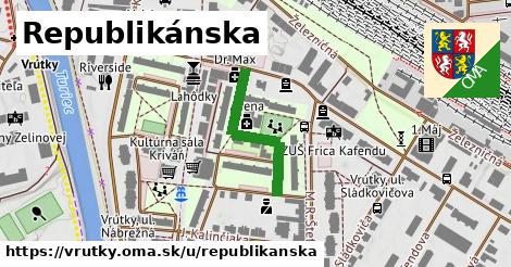 Republikánska, Vrútky