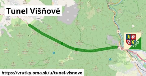 ilustrácia k Tunel Višňové, Vrútky - 6,6 km