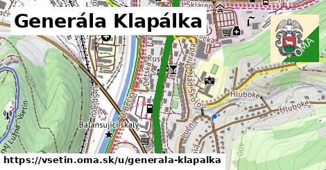 ilustrácia k Generála Klapálka, Vsetín - 0,76 km