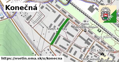 Konečná, Vsetín