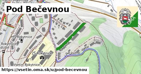 ilustrácia k Pod Bečevnou, Vsetín - 202 m