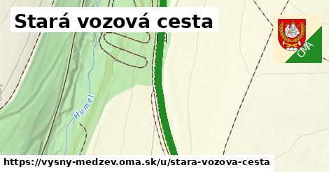 Stará vozová cesta, Vyšný Medzev