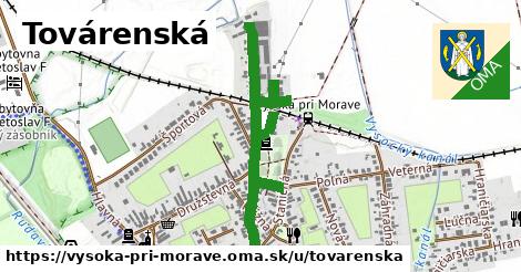 ilustrácia k Továrenská, Vysoká pri Morave - 1,03 km