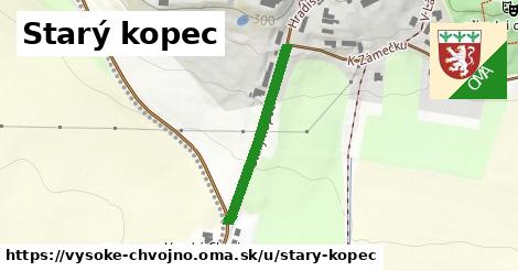 ilustrácia k Starý kopec, Vysoké Chvojno - 263 m