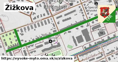 ilustrácia k Žižkova, Vysoké Mýto - 0,86 km