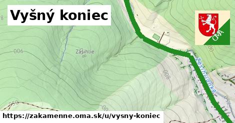 Vyšný koniec, Zákamenné