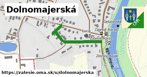 Dolnomajerská, Zálesie