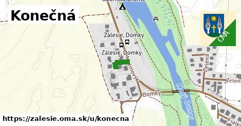 Konečná, Zálesie