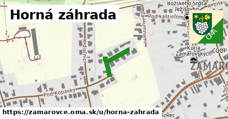 Horná záhrada, Zamarovce