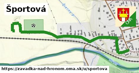 ilustrácia k Športová, Závadka nad Hronom - 0,80 km