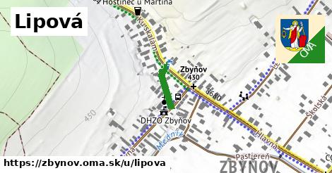 Lipová, Zbyňov