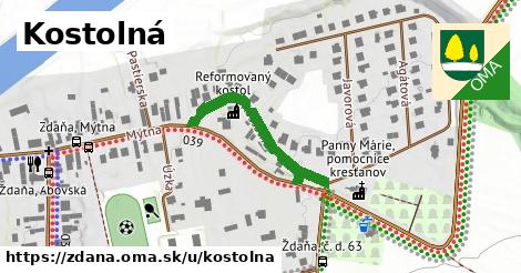 ilustrácia k Kostolná, Ždaňa - 282 m