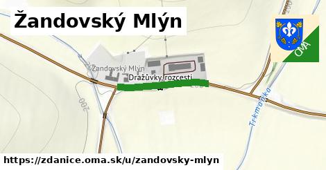 ilustrácia k Žandovský Mlýn, Ždánice - 206 m