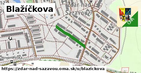 ilustrácia k Blažíčkova, Žďár nad Sázavou - 184 m