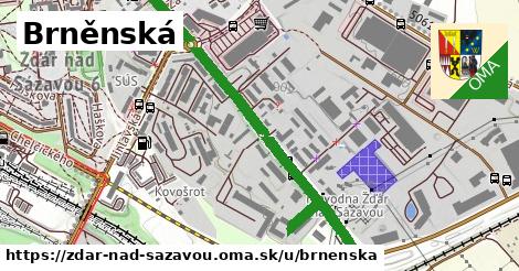 ilustrácia k Brněnská, Žďár nad Sázavou - 1,59 km