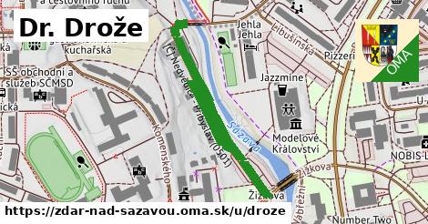 ilustrácia k Dr. Drože, Žďár nad Sázavou - 500 m