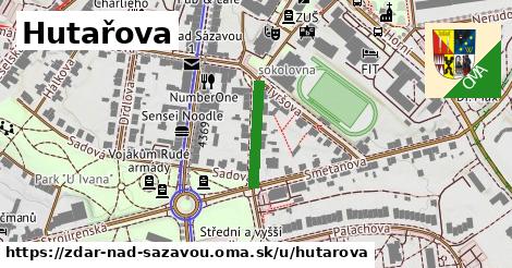 ilustrácia k Hutařova, Žďár nad Sázavou - 153 m