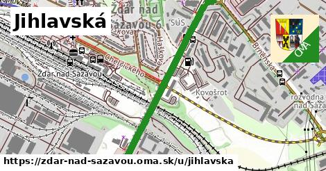 ilustrácia k Jihlavská, Žďár nad Sázavou - 0,93 km