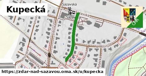 ilustrácia k Kupecká, Žďár nad Sázavou - 253 m