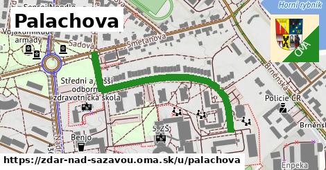 ilustrácia k Palachova, Žďár nad Sázavou - 463 m