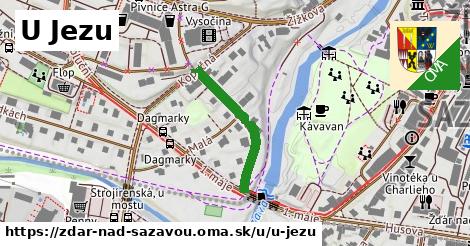 ilustrácia k U Jezu, Žďár nad Sázavou - 230 m