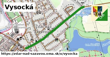 ilustrácia k Vysocká, Žďár nad Sázavou - 0,96 km