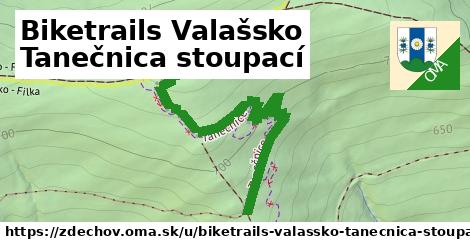 ilustrácia k Biketrails Valašsko Tanečnica stoupací, Zděchov - 566 m