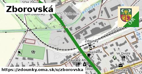 Zborovská, Zdounky