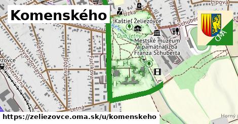 ilustrácia k Komenského, Želiezovce - 1,11 km