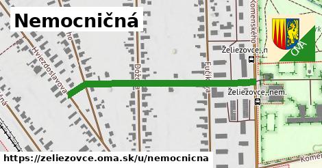 ilustrácia k Nemocničná, Želiezovce - 445 m