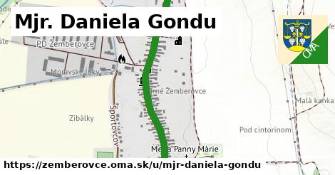 ilustrácia k Mjr. Daniela Gondu, Žemberovce - 1,95 km