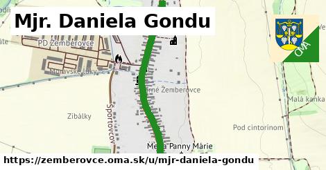 ilustrácia k Mjr. Daniela Gondu, Žemberovce - 1,93 km