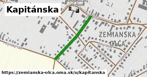 Kapitánska, Zemianska Olča